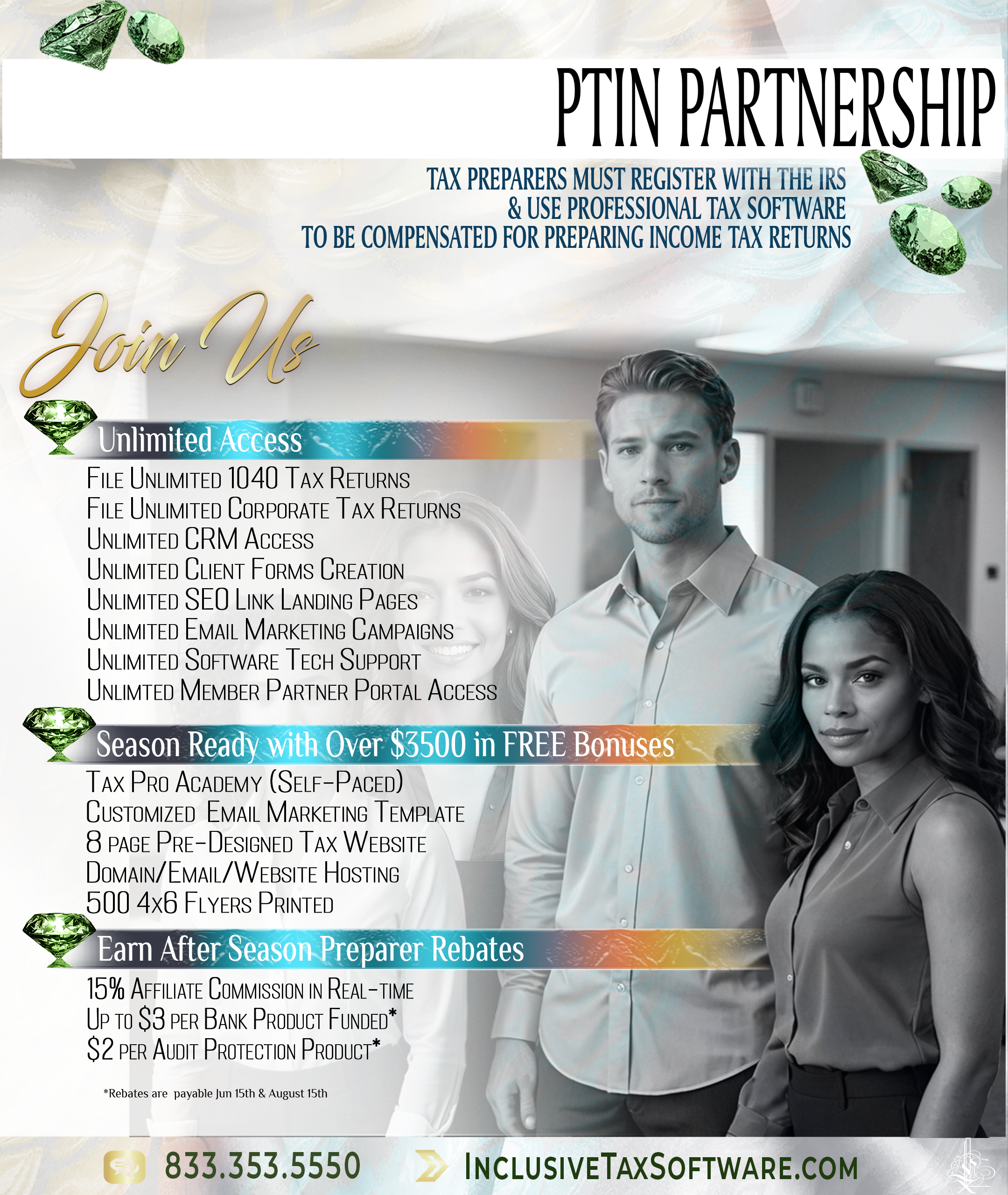 Join PTIN Partnership with Inclusive