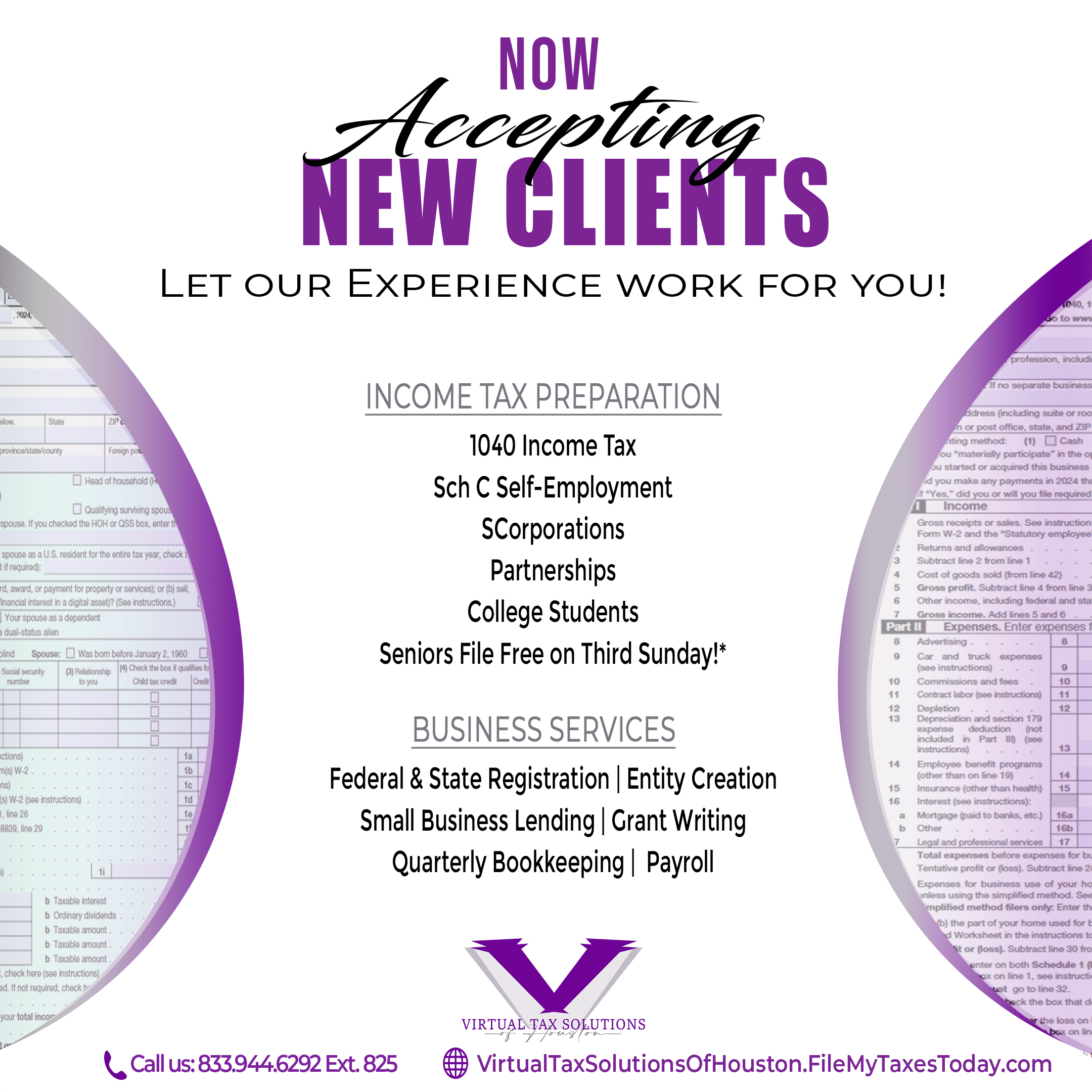 New Clients are Welcome at Virtual Tax Solutions of Houston