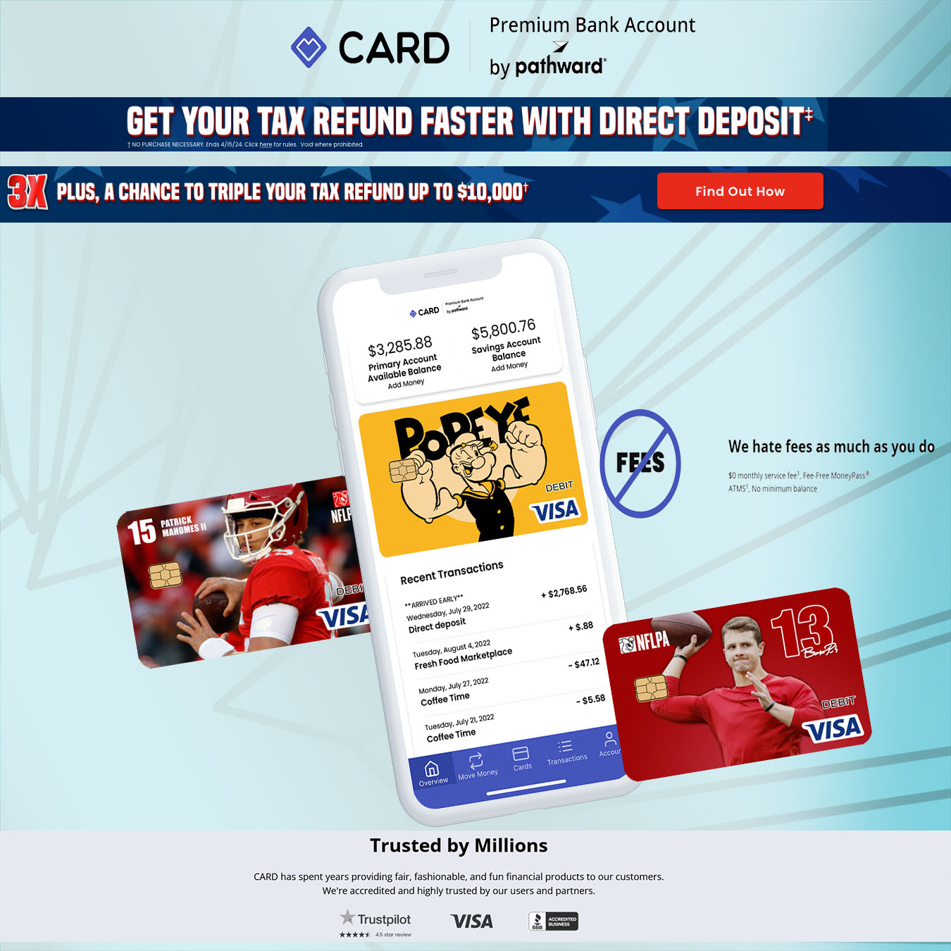 Card.com Prepaid Cards for Taxes